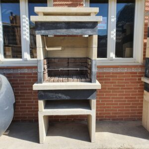 BARBECUE A BATIR - 2 Modèles de foyer en Brique ou Grilloir Inox - PLAN TRAVAIL Modulable possible